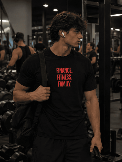 Finance, Fitness, Family Regular T-shirt